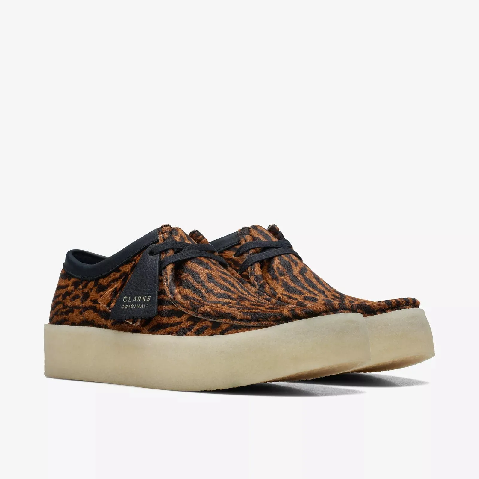 Clarks Men's Wallabee Cup Tortoiseshell Black 26170046