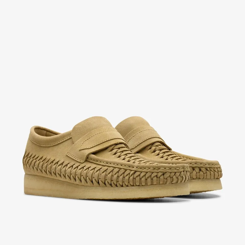 Clarks Men's WBLoafer Weave Maple Suede 26176534
