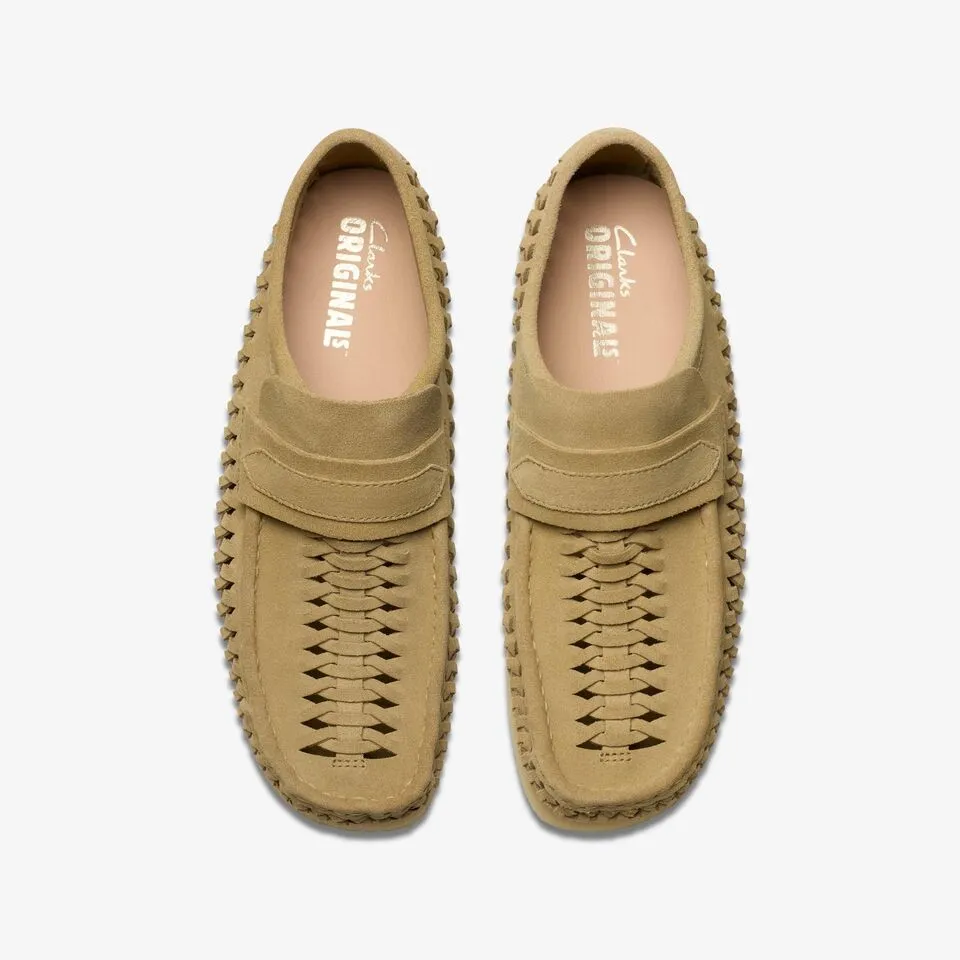 Clarks Men's WBLoafer Weave Maple Suede 26176534