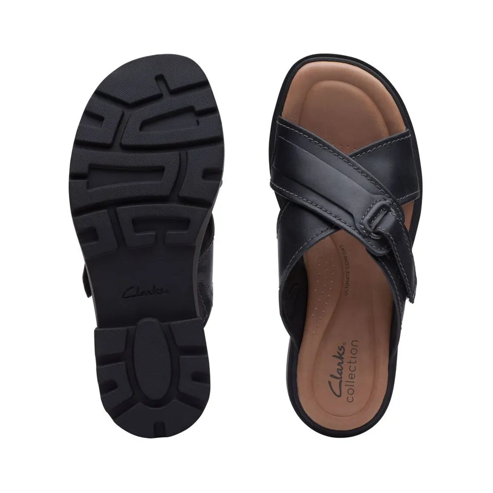 Clarks Women's Coast Cross Black Leather