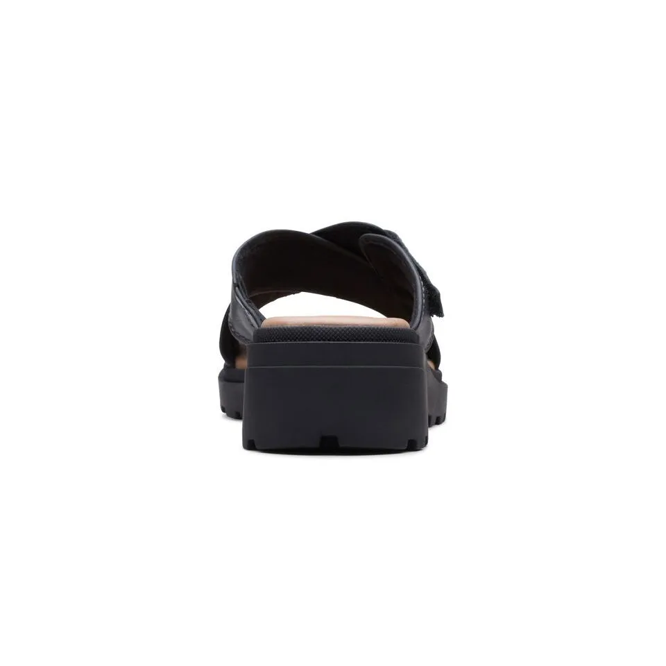 Clarks Women's Coast Cross Black Leather