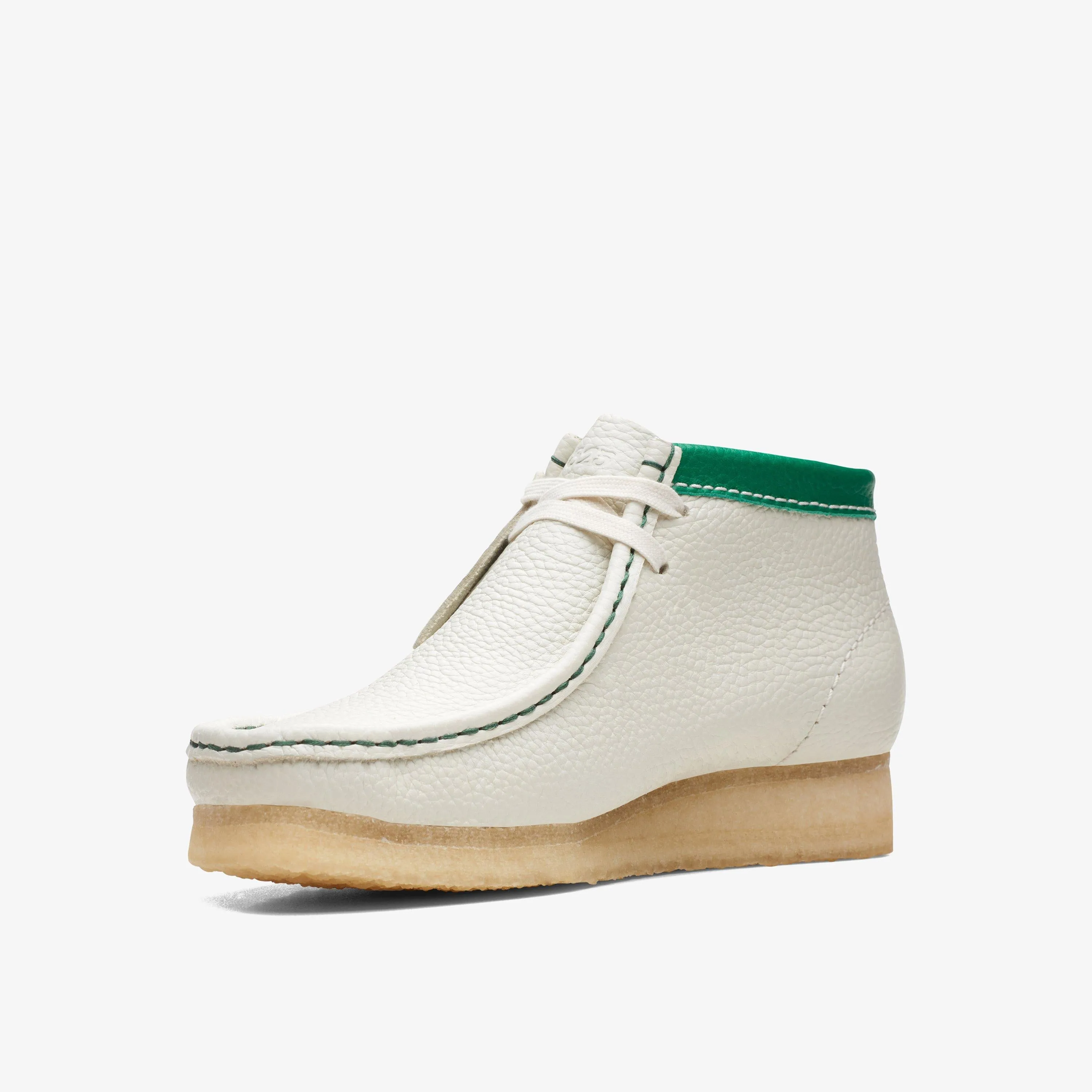 Clarks Women's Wallabee Boot White 26165818
