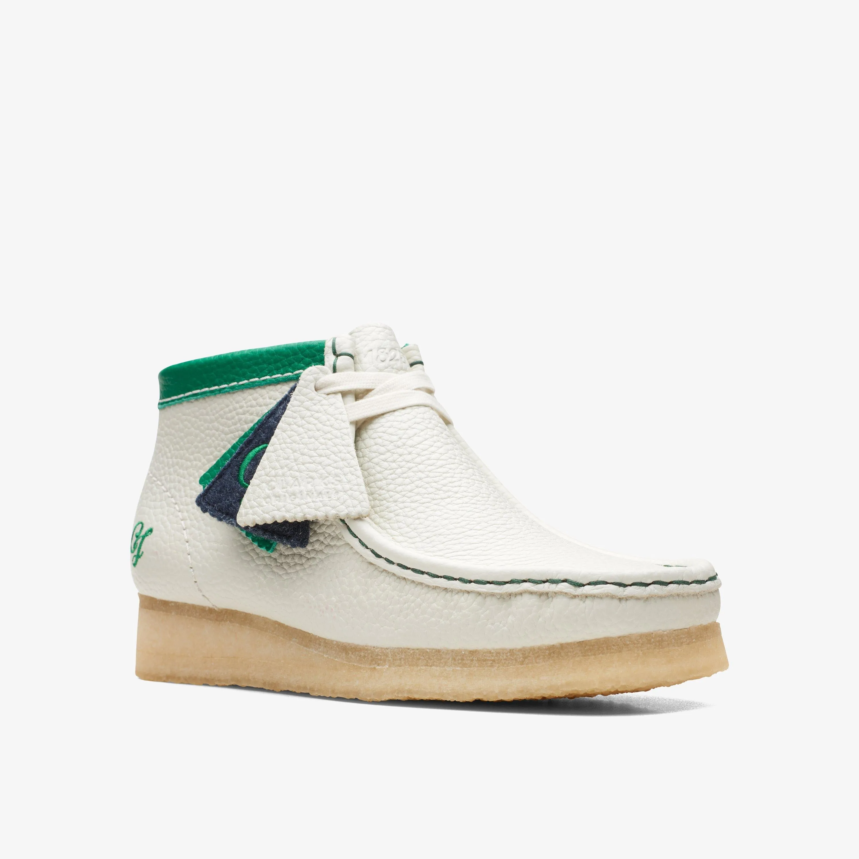 Clarks Women's Wallabee Boot White 26165818
