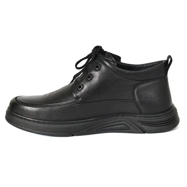Classic Laceup Ankle Boots BJ88 - Black