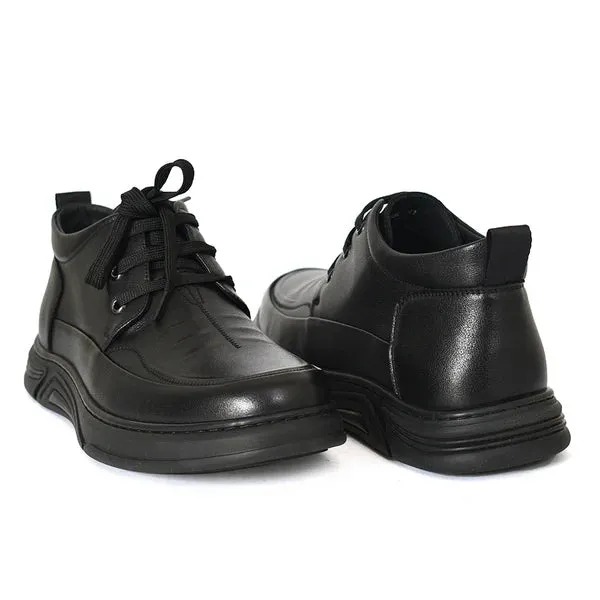 Classic Laceup Ankle Boots BJ88 - Black