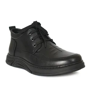 Classic Laceup Ankle Boots BJ88 - Black