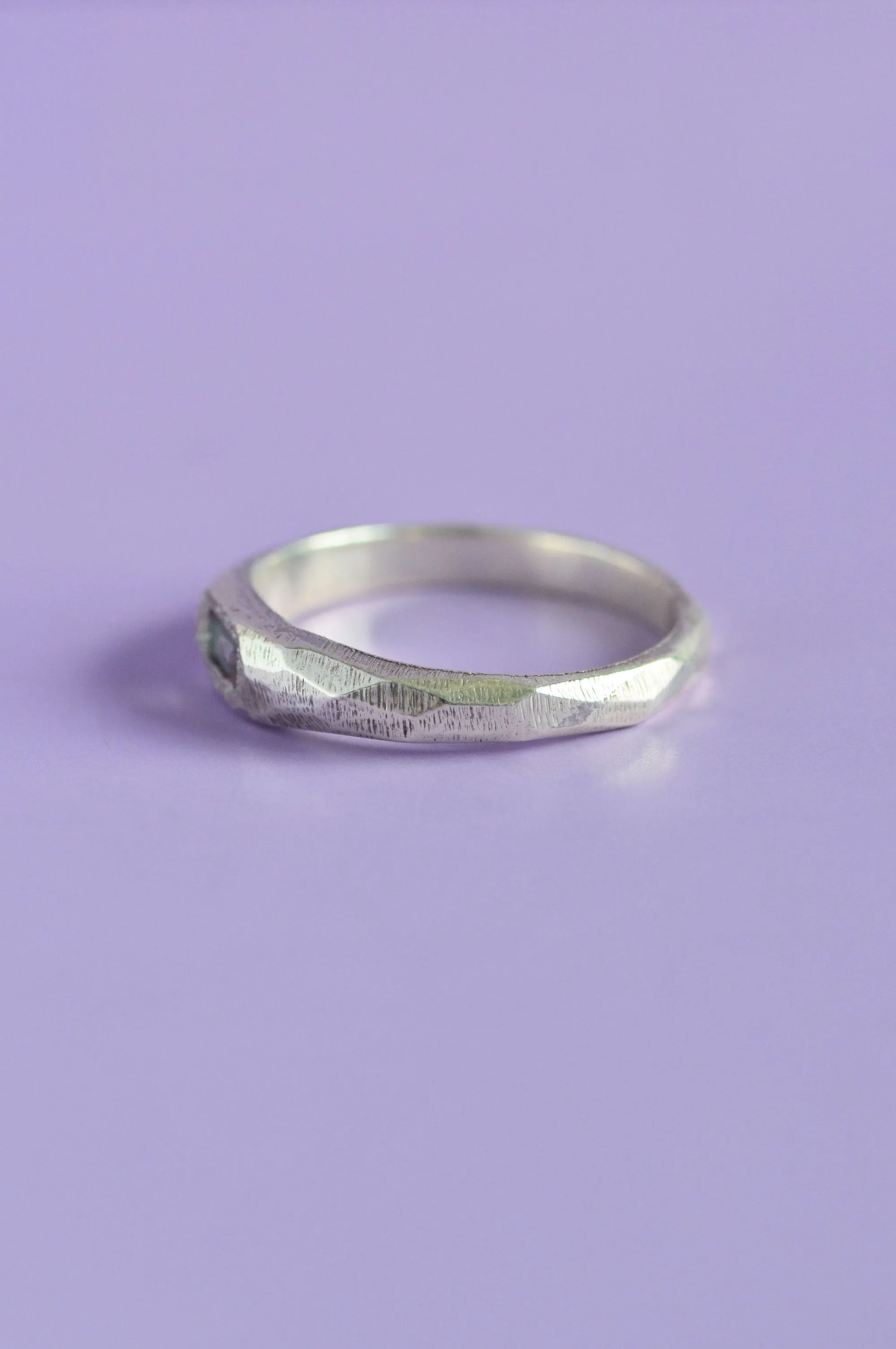 Cleo Green Tourmaline Silver Ring