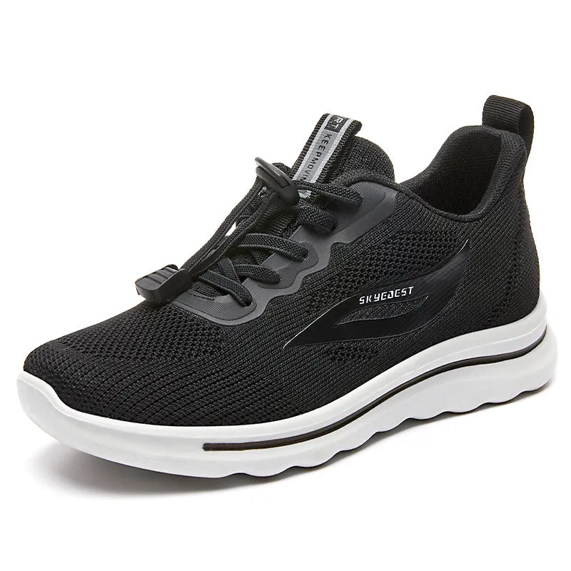 Comfortable Adjustable Sneakers with Supportive Mesh for Outdoor Running
