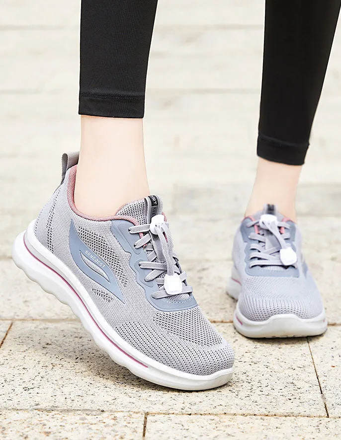 Comfortable Adjustable Sneakers with Supportive Mesh for Outdoor Running