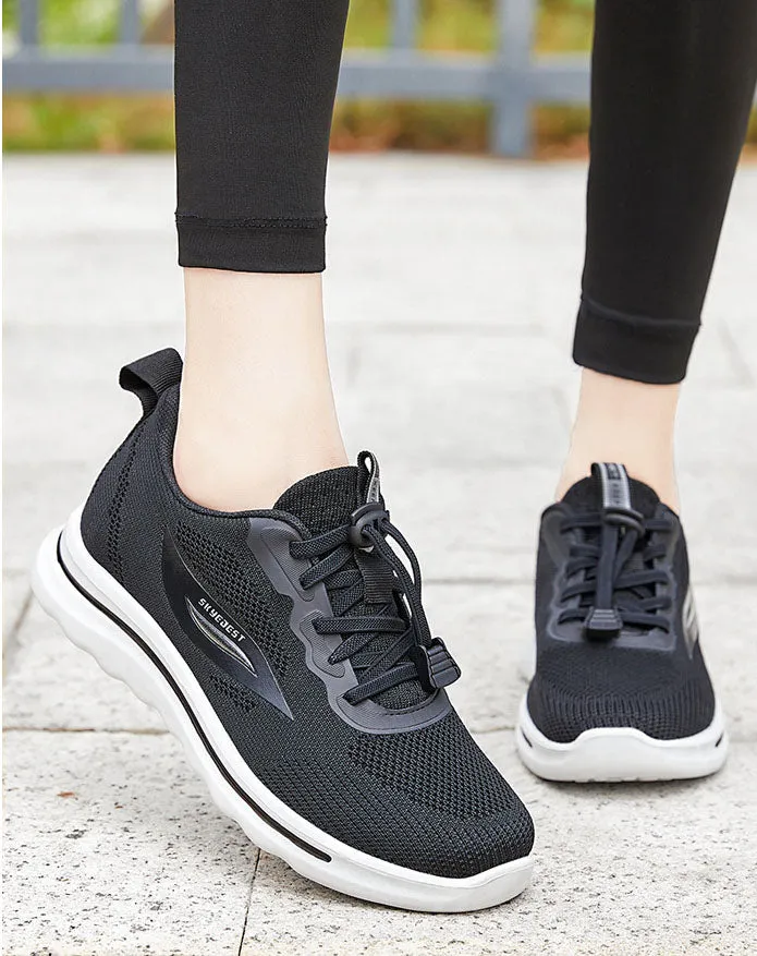 Comfortable Adjustable Sneakers with Supportive Mesh for Outdoor Running
