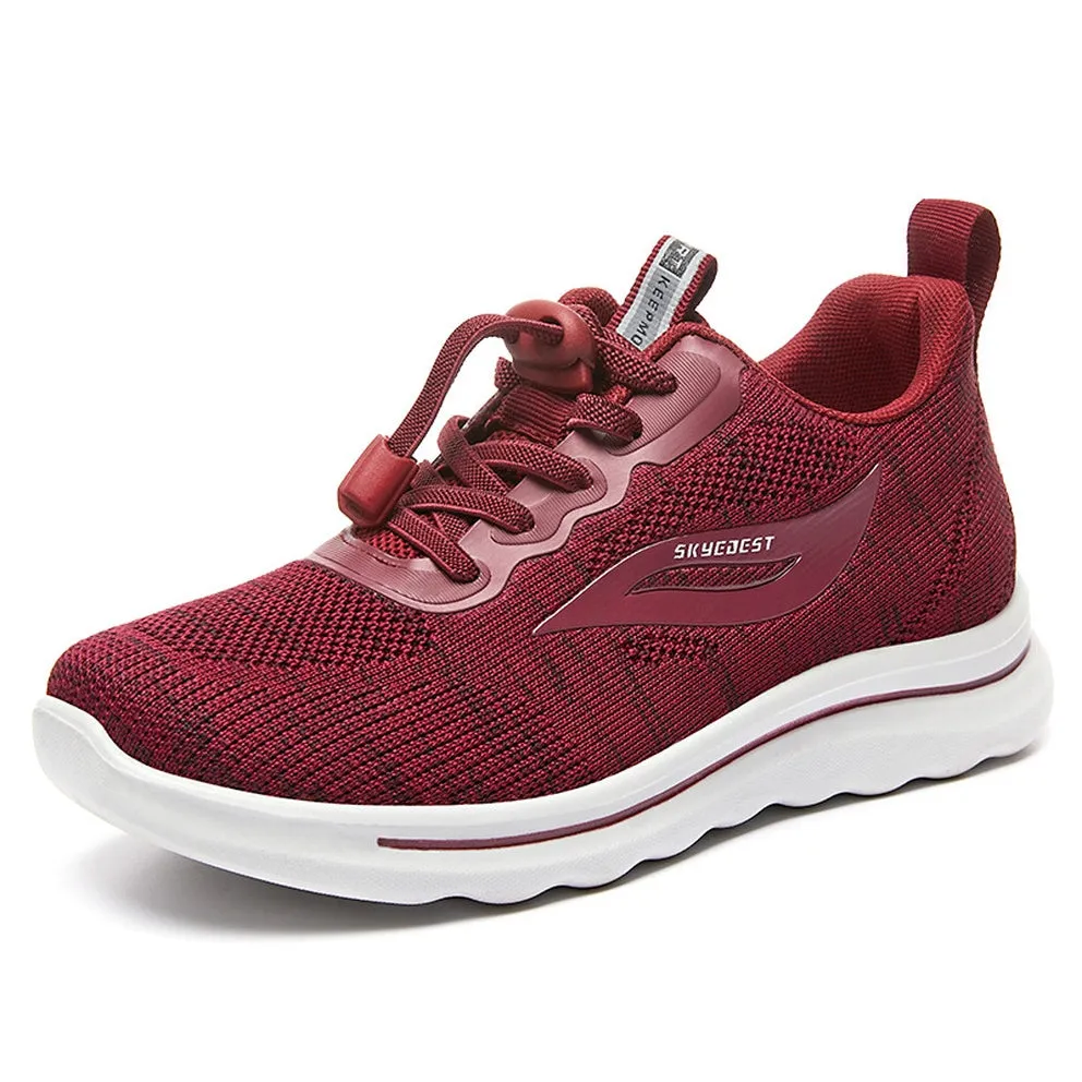 Comfortable Adjustable Sneakers with Supportive Mesh for Outdoor Running