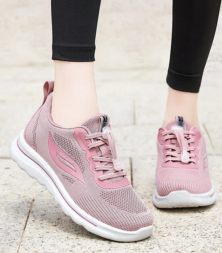 Comfortable Adjustable Sneakers with Supportive Mesh for Outdoor Running