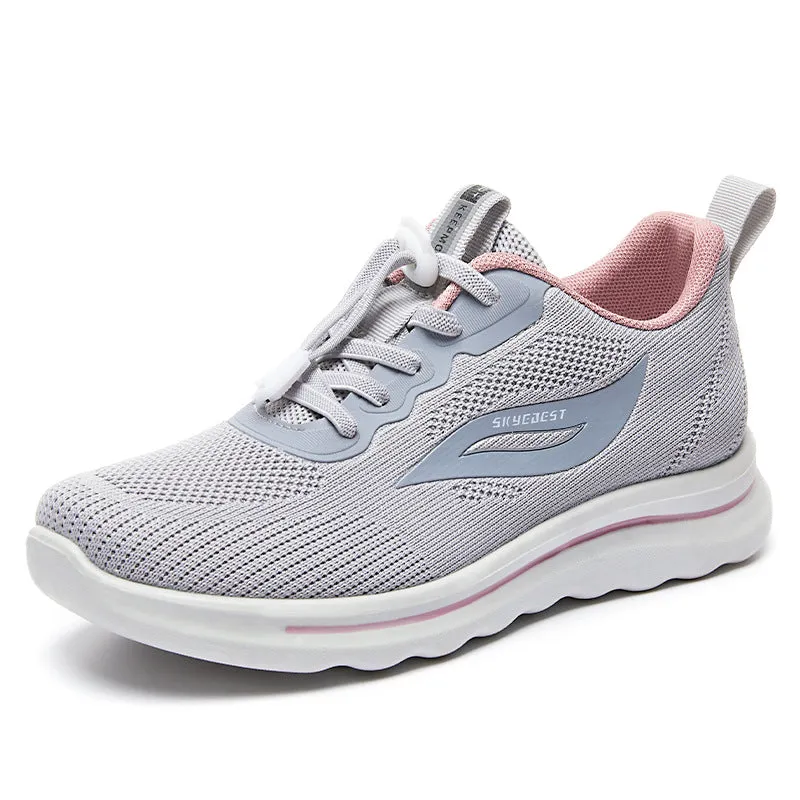 Comfortable Adjustable Sneakers with Supportive Mesh for Outdoor Running