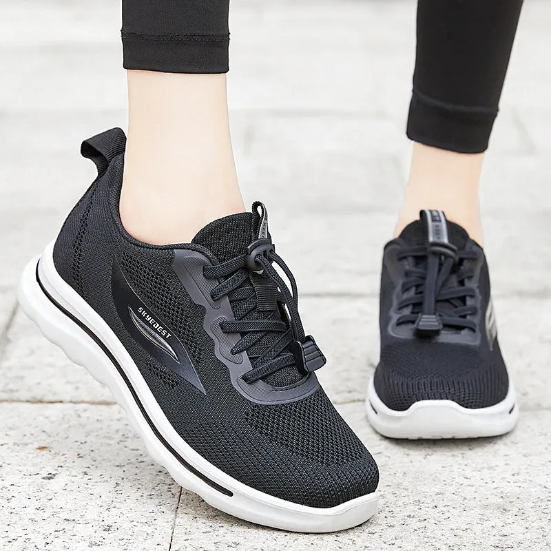 Comfortable Adjustable Sneakers with Supportive Mesh for Outdoor Running