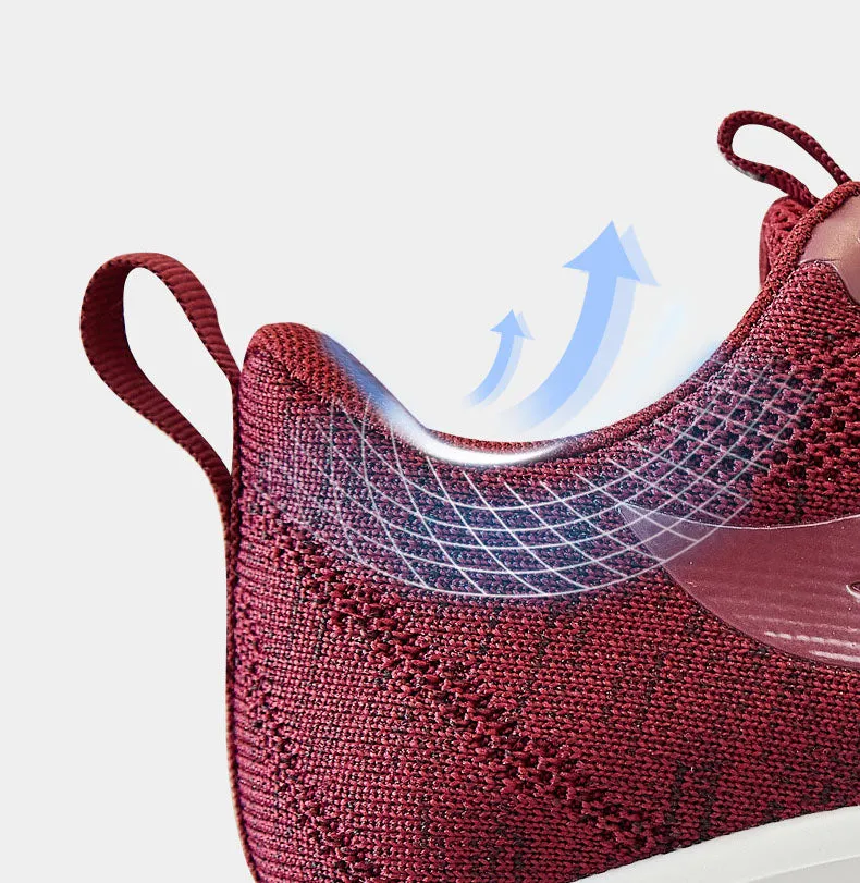 Comfortable Adjustable Sneakers with Supportive Mesh for Outdoor Running