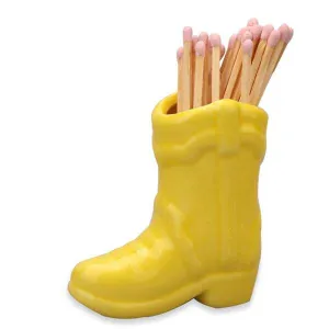 Cowboy Boot Match Holder With Strike Pad