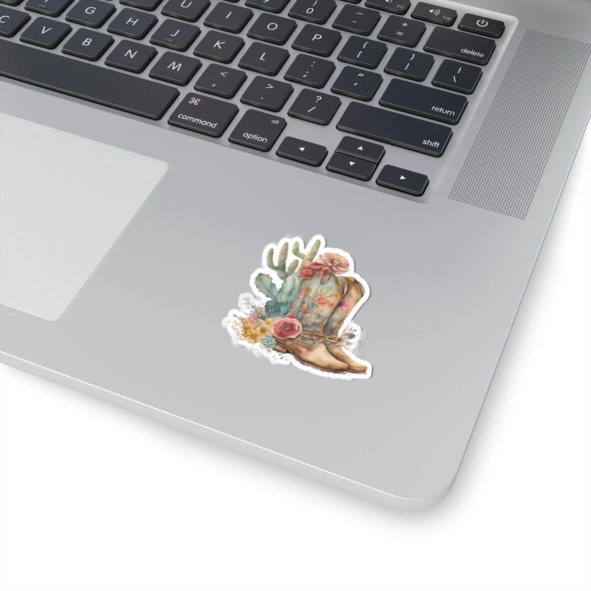 Cowboy Boots, Cactus and Floral Kiss-Cut Stickers,