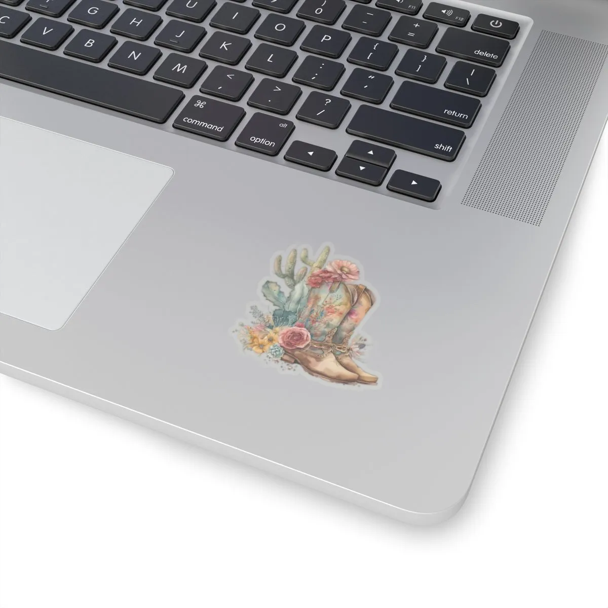 Cowboy Boots, Cactus and Floral Kiss-Cut Stickers,