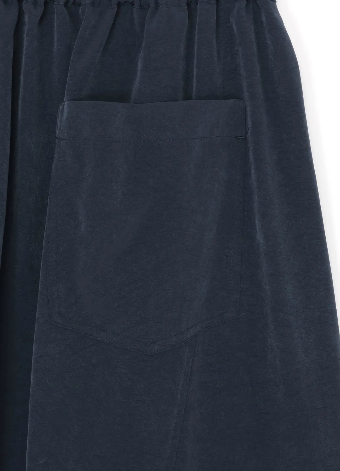 CREPE de CHINE RIGHT SIDE DOUBLED FLARE PANTS