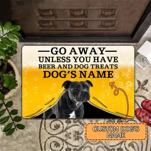 Custom Doormat - Pitbull And Beer - Loop - Nt168 - Ct121