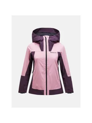 Damska kurtka na narty Peak Performance W Rider Tech Insulated Ja brązowy
