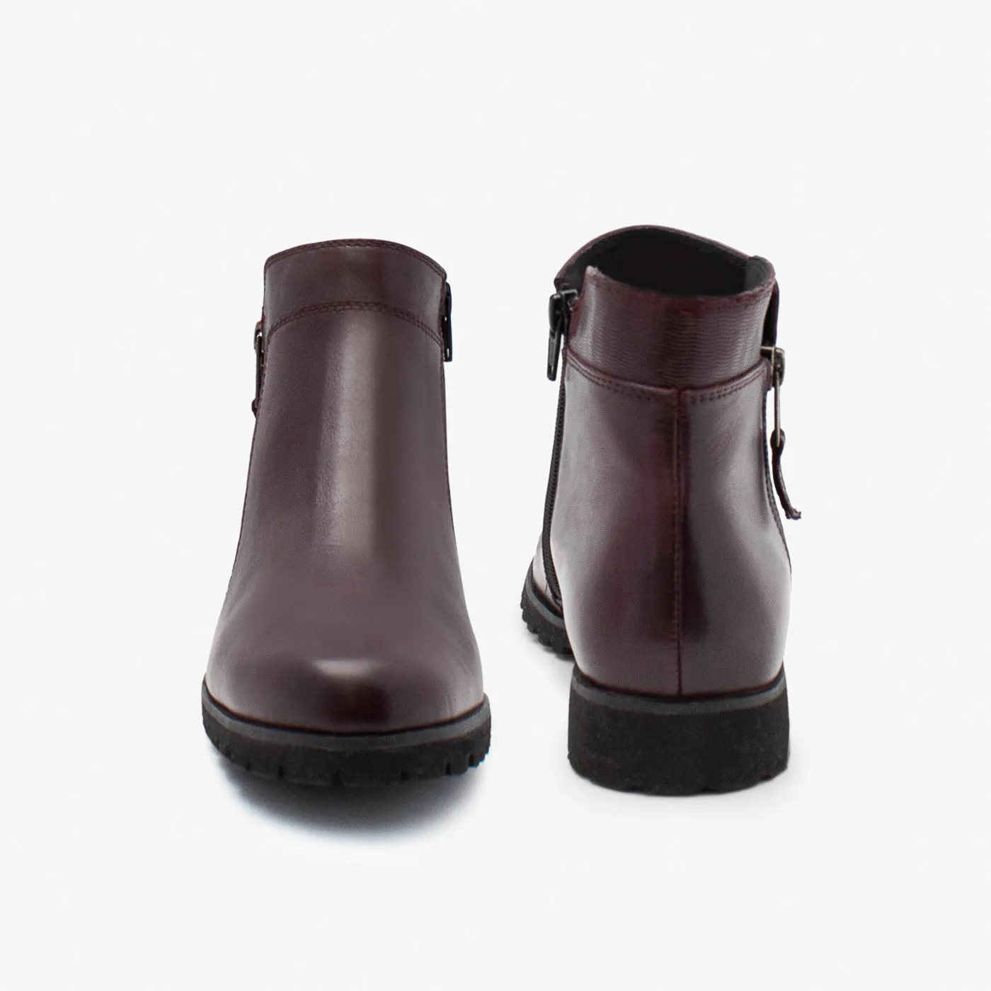 Dapper Leather Boots for Women