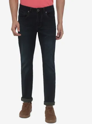 Dark Blue Washed Slim Fit Jeans | JadeBlue
