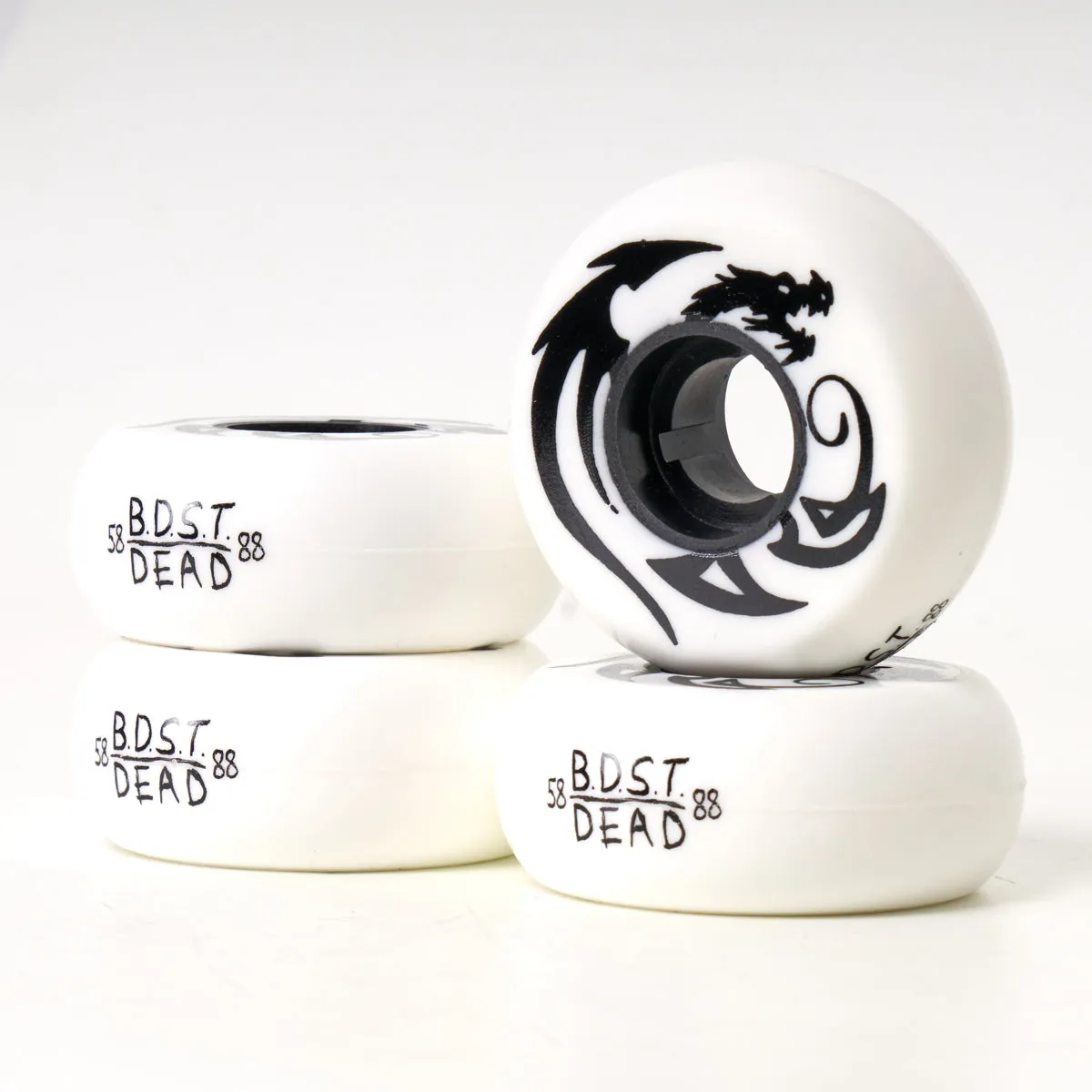 Dead X BDST 58mm 88a Wheels (Black Dragon Skate Team)