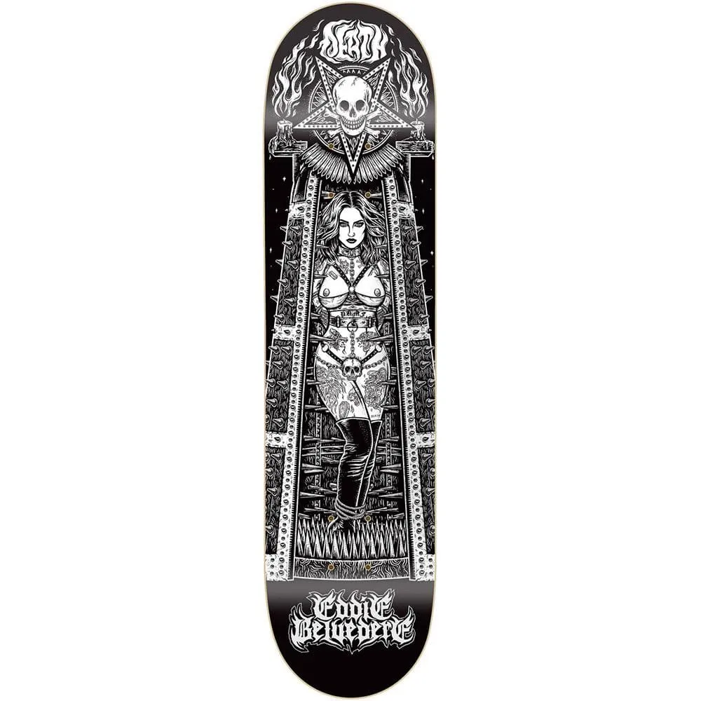 Death Skateboards Eddie Belvedere Maiden Skateboard Deck 8.75"
