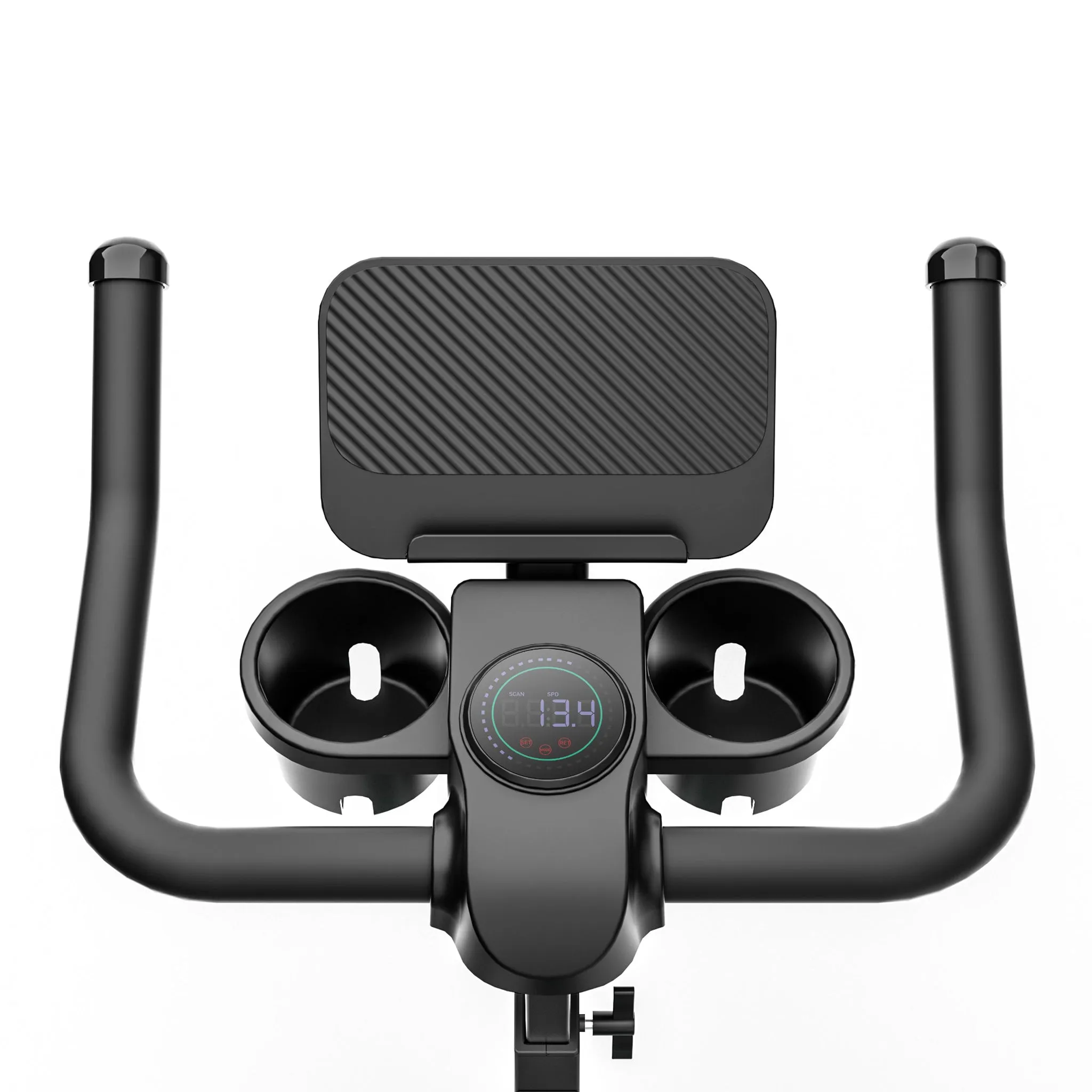 DeerRun S500 Indoor Smart Stationary Cycling Bike with PitPat App, 1-32 Magnetic Resistance-Black