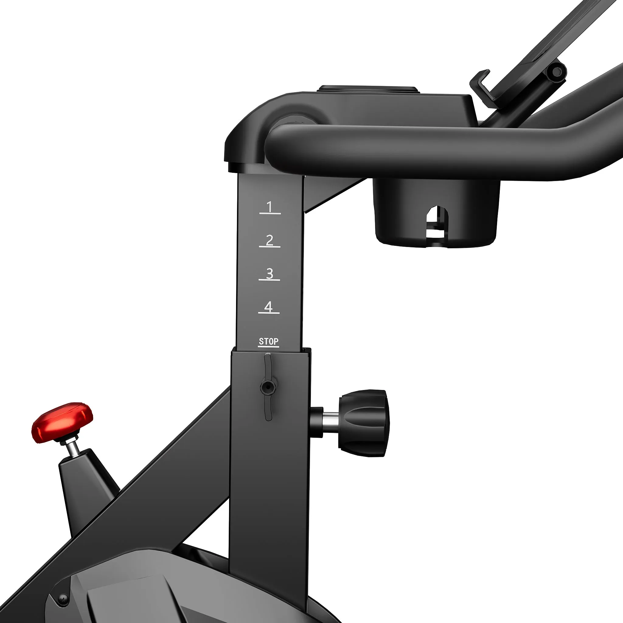 DeerRun S500 Indoor Smart Stationary Cycling Bike with PitPat App, 1-32 Magnetic Resistance-Black