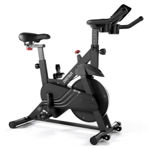DeerRun S500 Indoor Smart Stationary Cycling Bike with PitPat App, 1-32 Magnetic Resistance-Black