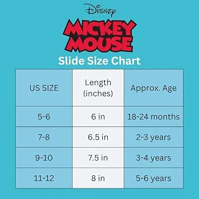 Disney Mickey Mouse Slides Beach Backstrap Slip-on Sandal (Toddler - Little Kid)