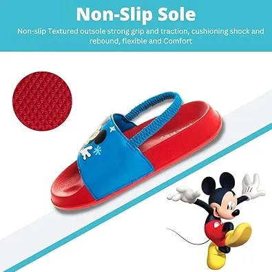 Disney Mickey Mouse Slides Beach Backstrap Slip-on Sandal (Toddler - Little Kid)