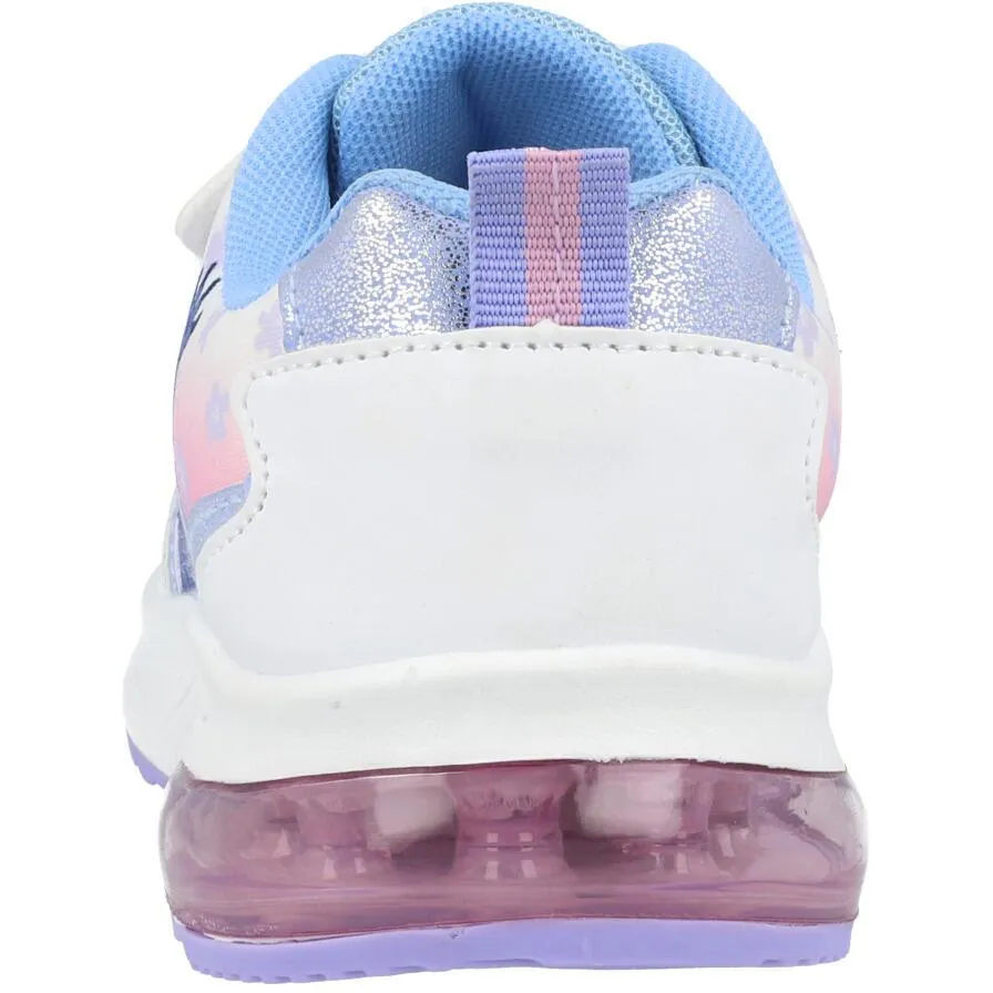 Disney Stitch White Blue Kids Light-Up Trainers
