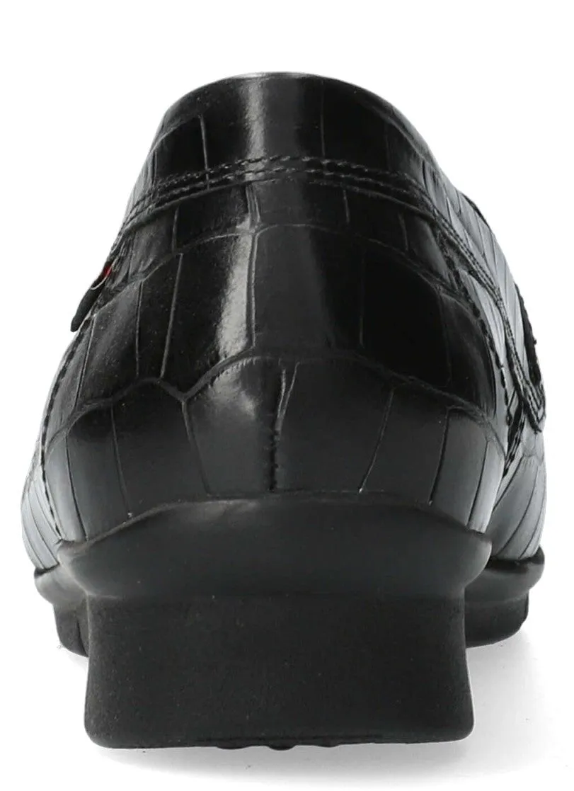 'Diva'women's moccasin - Black