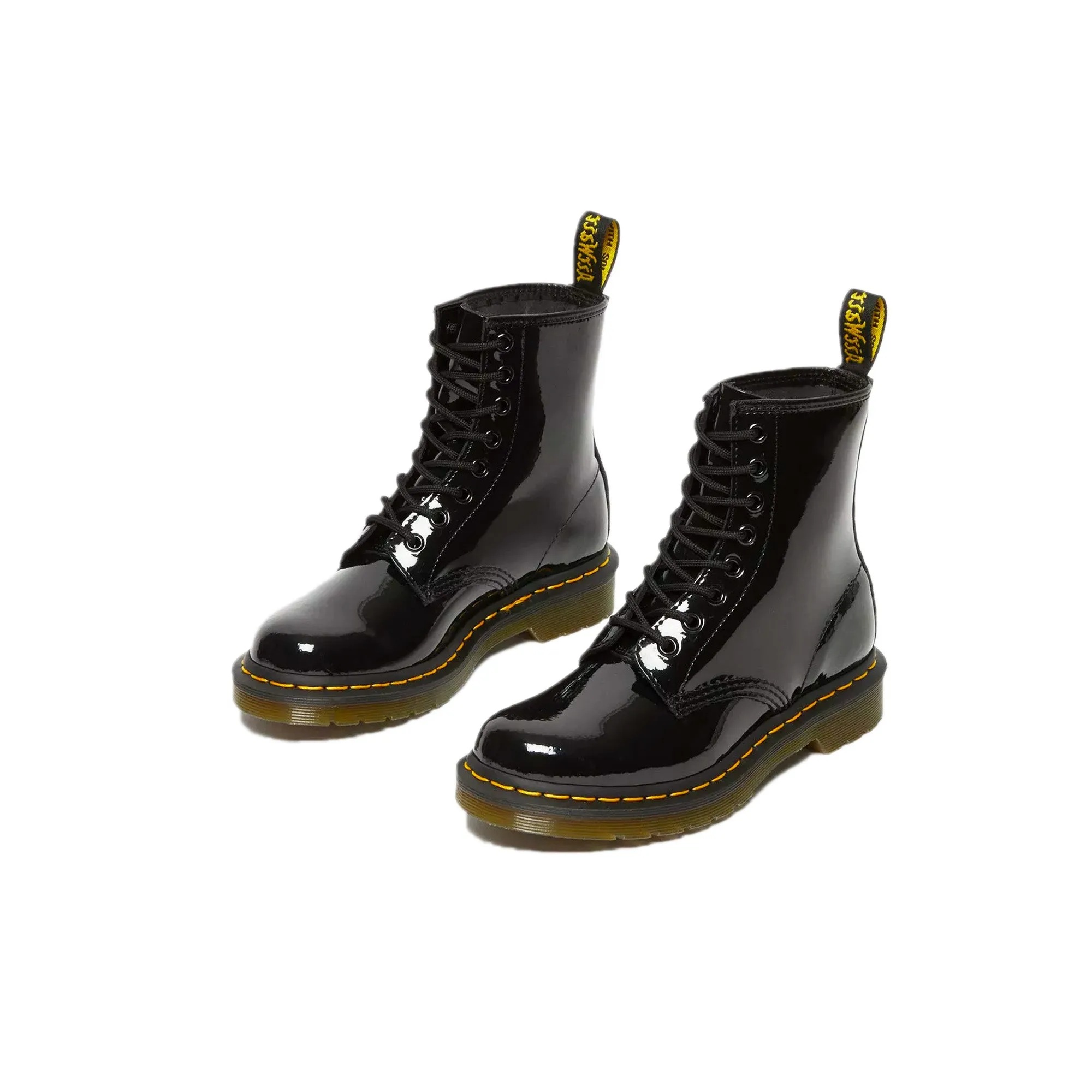 Dr. Martens Womens 1460 Patent Lamper Shoes