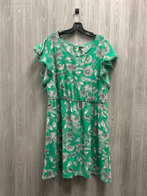 Dress Casual Short By A New Day In Green, Size: Xxl