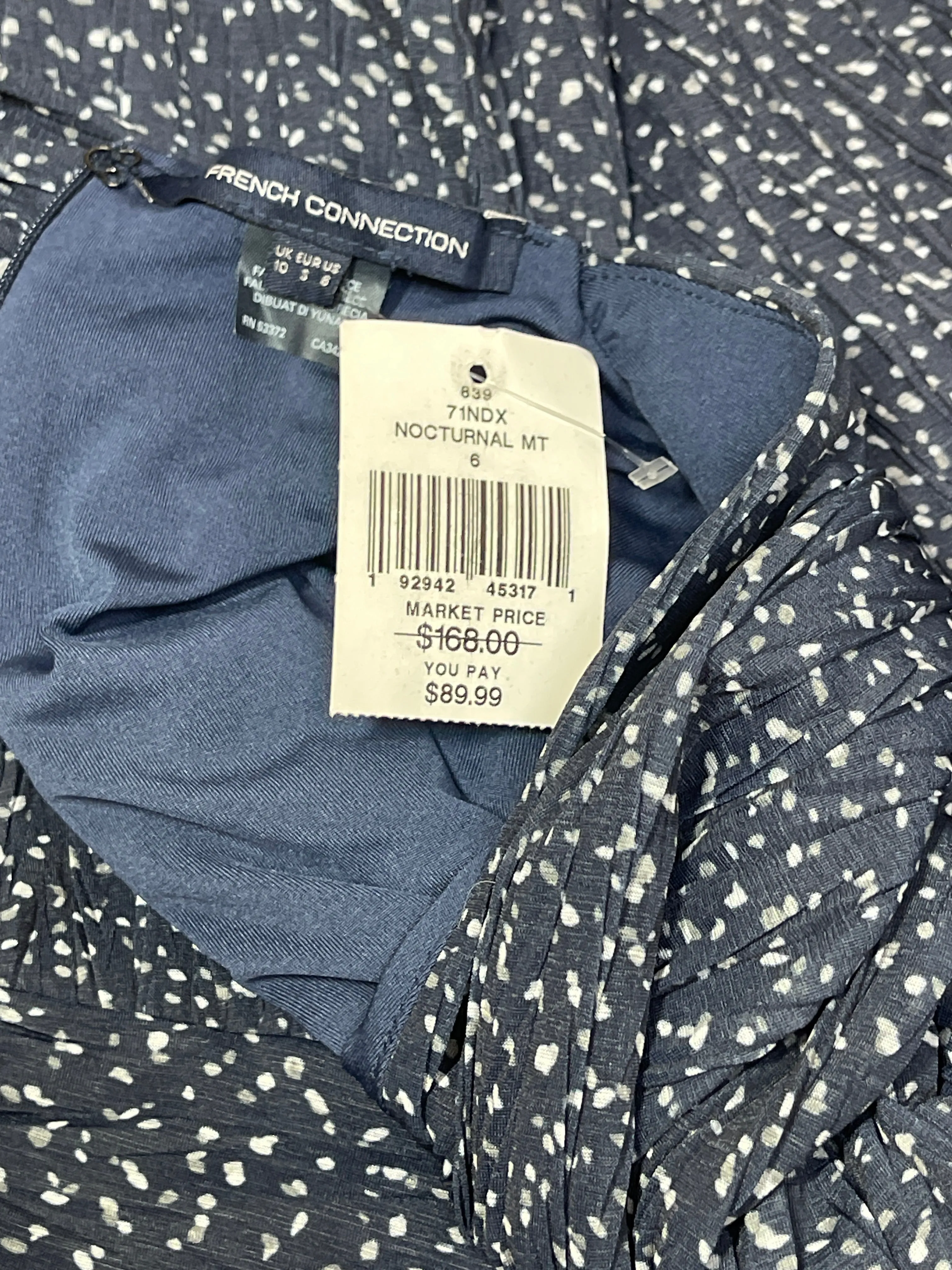 Dress Casual Short By French Connection In Blue, Size: S