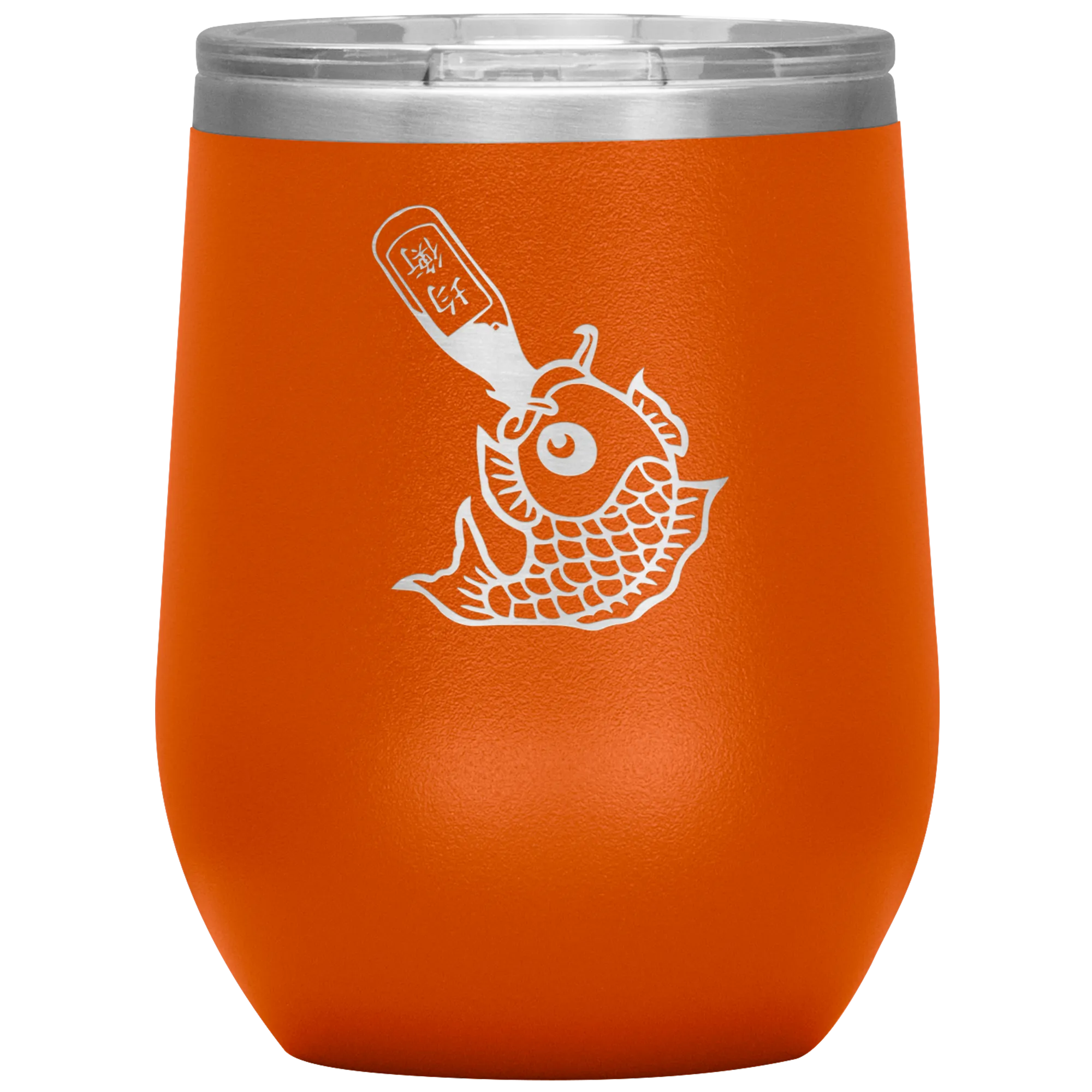 Drunk Like Fish - Wine Tumbler