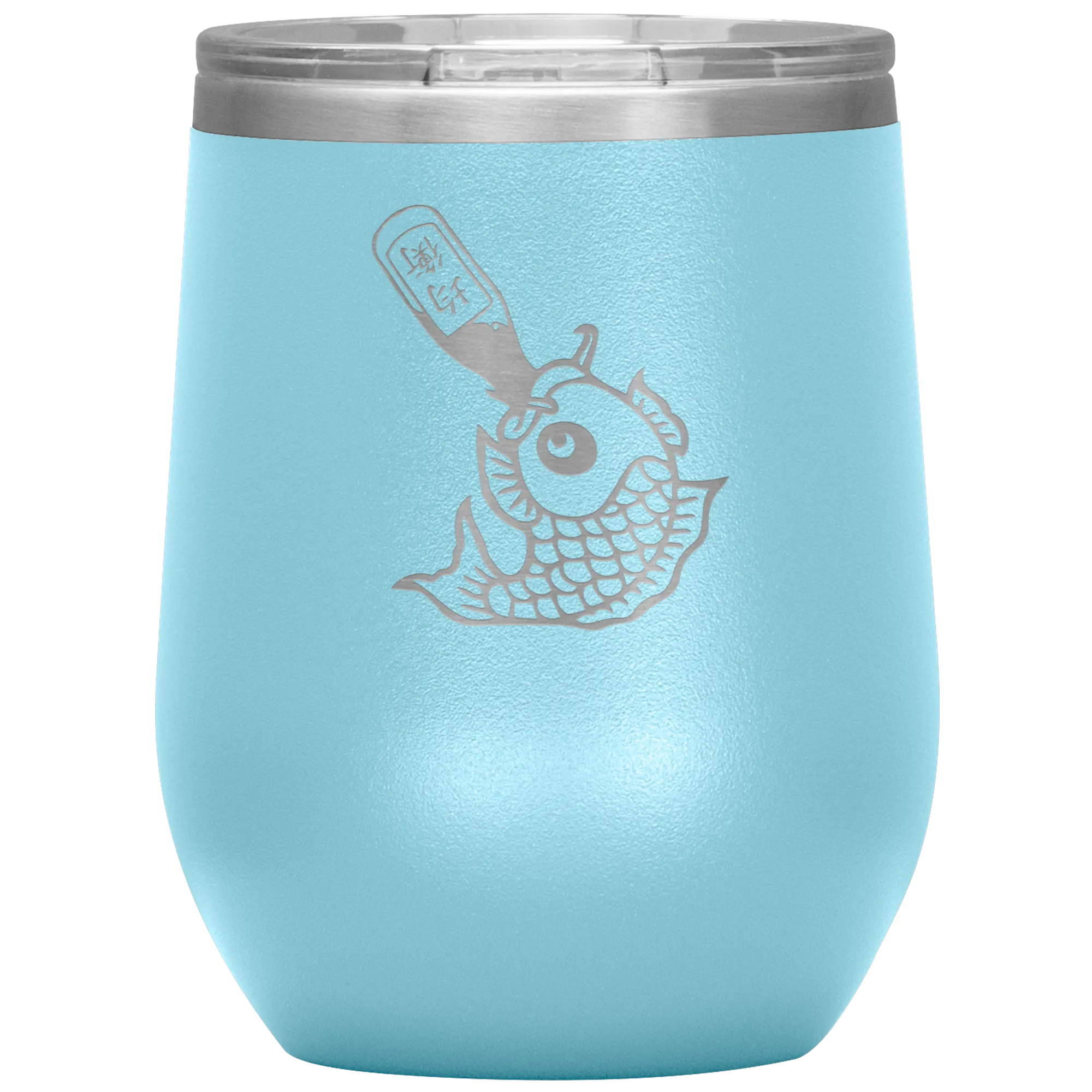 Drunk Like Fish - Wine Tumbler