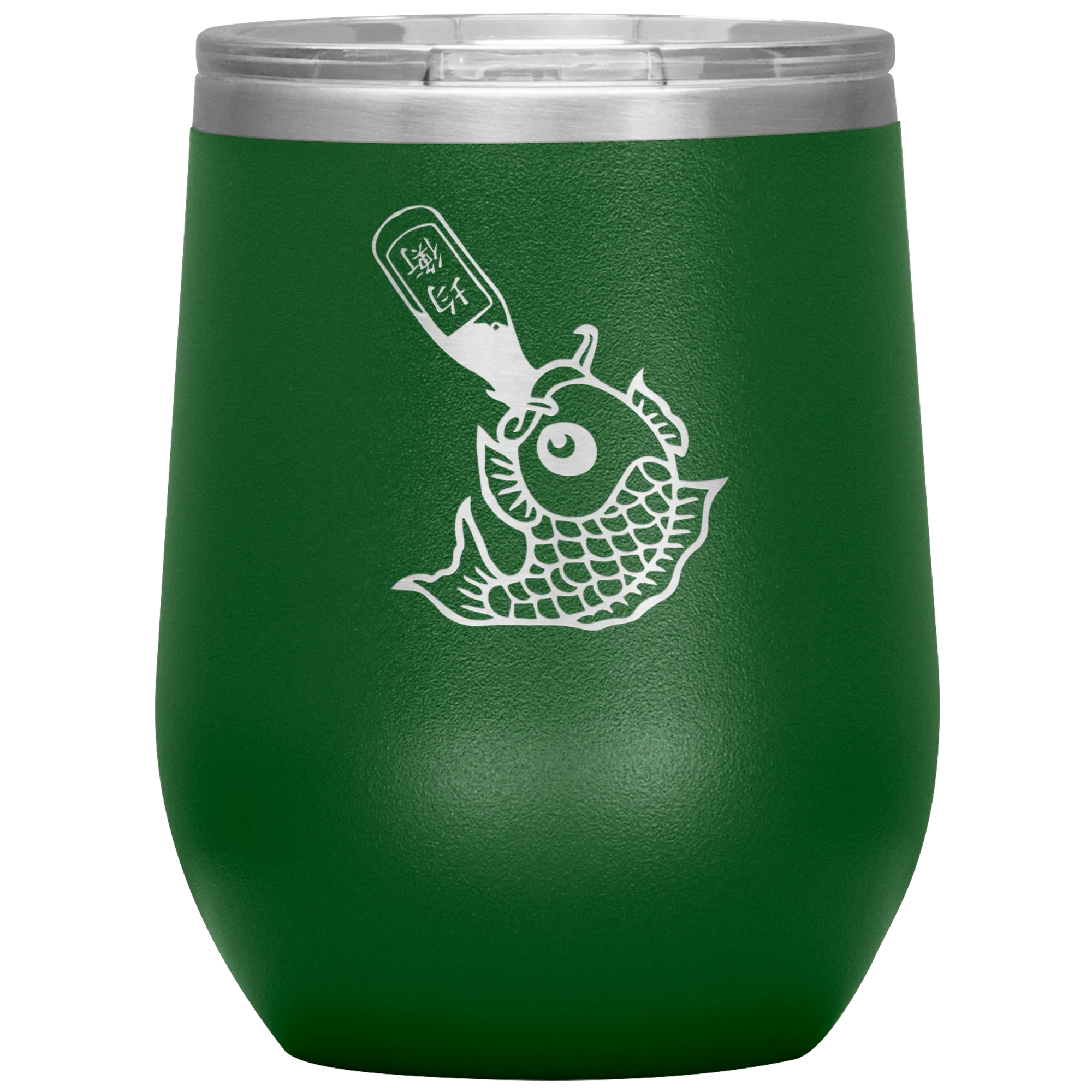 Drunk Like Fish - Wine Tumbler