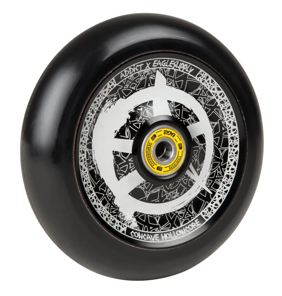 Eagle Supply Wheel Radix Addict Full Hlw tech Hrd 115mm - Black / Black