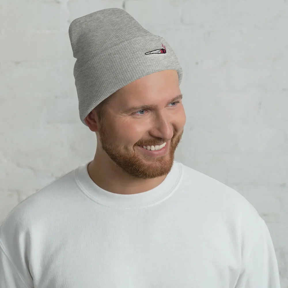 Embroidered Doobie Logo - Cuffed Beanie