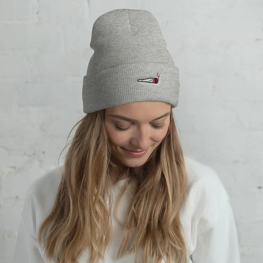Embroidered Doobie Logo - Cuffed Beanie