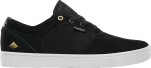 Emerica Figgy Dose Skate Shoes - Black/White/Gold