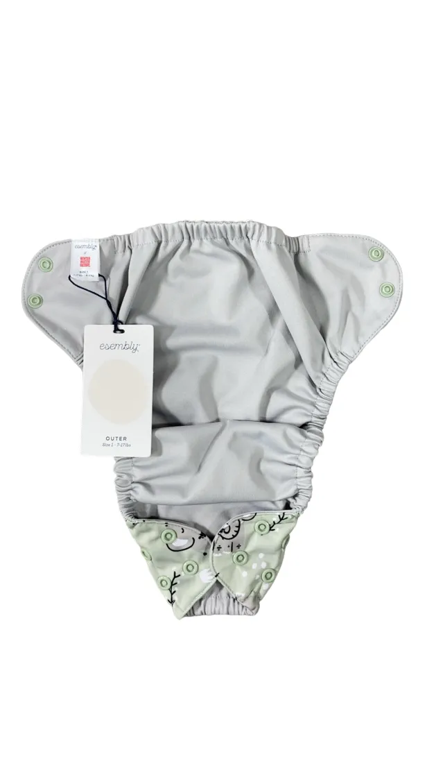 Esembly Outer, Elephants, Size 1, 1 Pack
