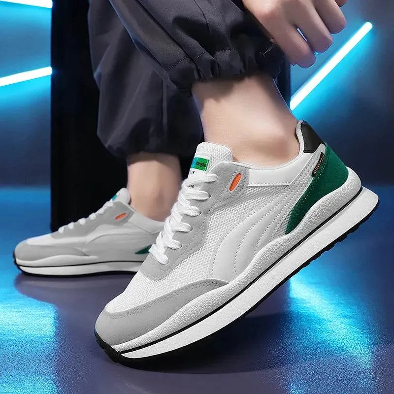 Fashion Trend Men Sneakers Breathable Mesh Running Shoes Men Comfortable Mens Gym Trainer Outdoor Athletic Shoes Tenis Masculino