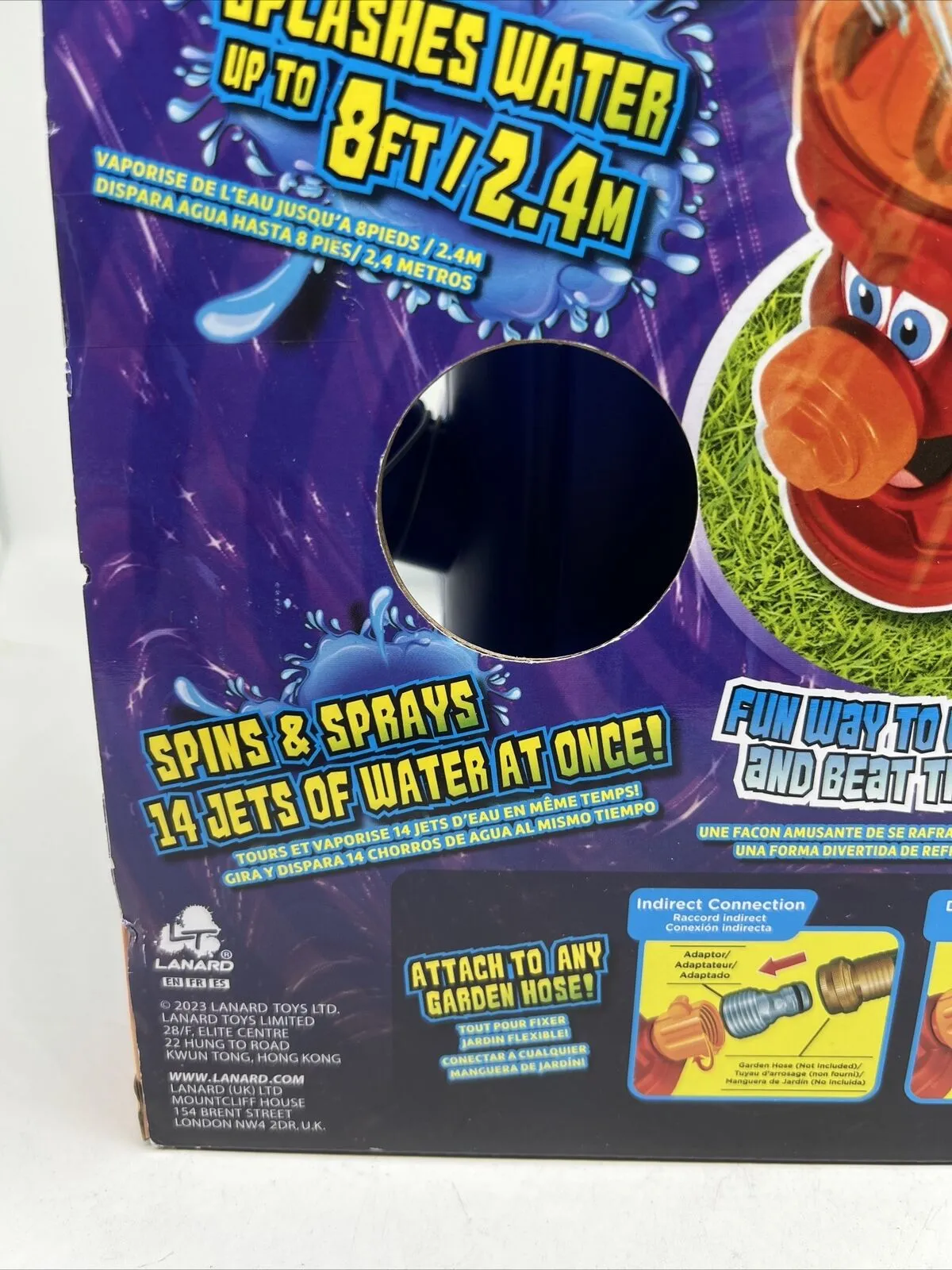 Fire Hydrant Sprinkler Garden Hose Splash Kids Outdoor Water Play Toy