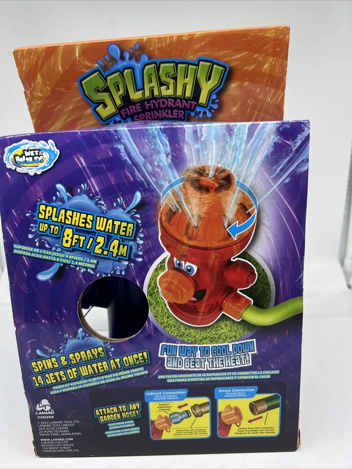 Fire Hydrant Sprinkler Garden Hose Splash Kids Outdoor Water Play Toy